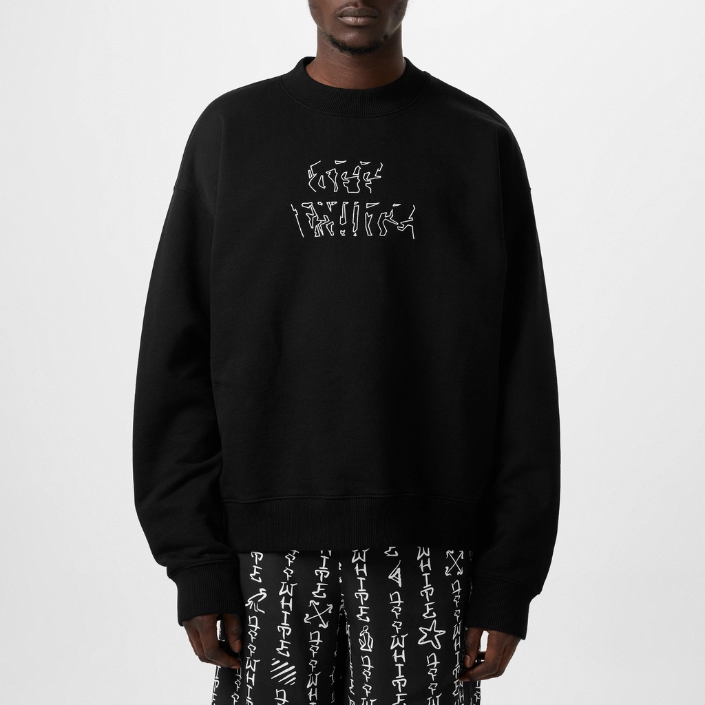 Off White Neen Arrow Skate Hoodie - Black/White